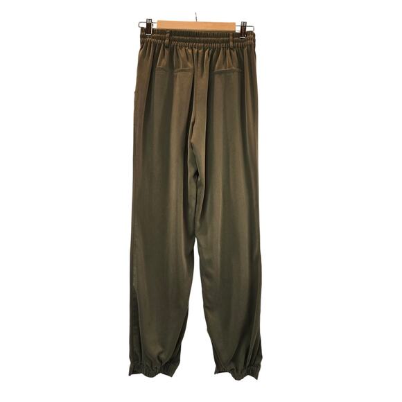 Current Air Los Angeles Modal Olive Green Joggers Pockets Drawstring Small - Picture 3 of 7